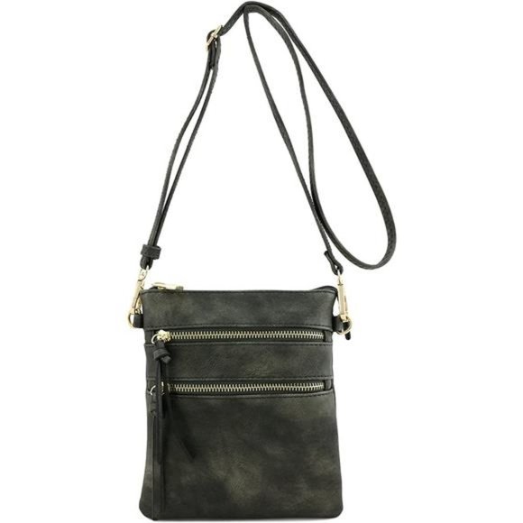 Bags Functional Multi Pocket Crossbody Bag Black Pearl Poshmark
